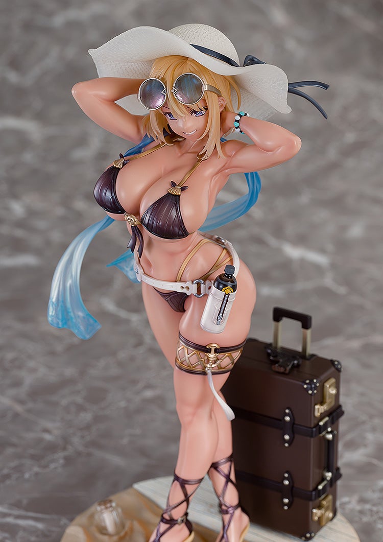 おっぱいの谷間がよく見える斜め上からのショット。