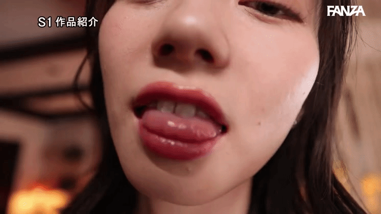 超ドアップで、ぺろぺろ。