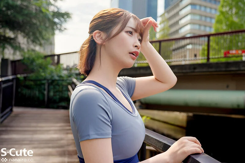 ジョギング中にひと休憩。