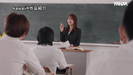 美人先生の授業を受ける生徒たち。