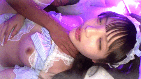 MAAN-1156 佐藤愛瑠 メイド服 優しい首絞め 乳首舐め